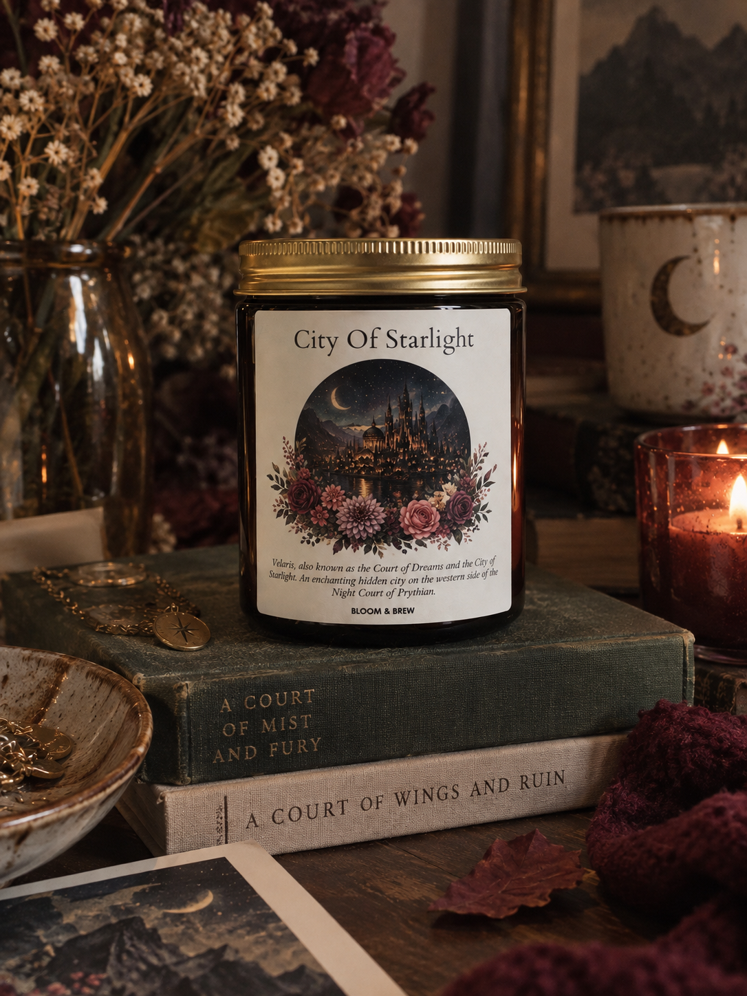 NEW City Of Starlight ACOTAR Bookish Candle