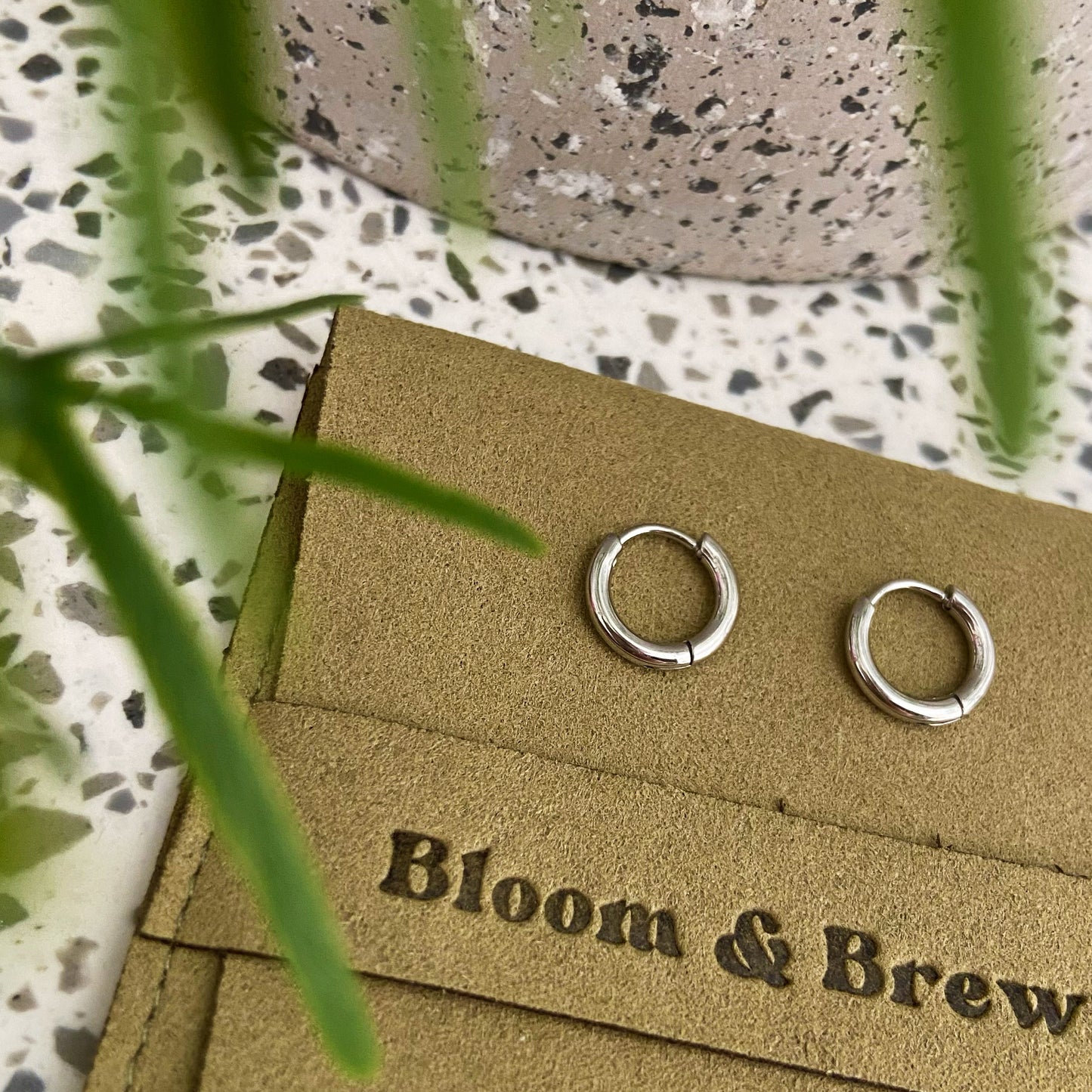 Madrid Silver Mini Huggie Hoops