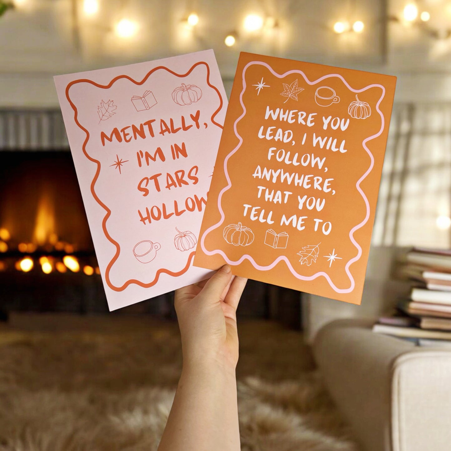 Stars Hollow Gilmore Girls A4 Print