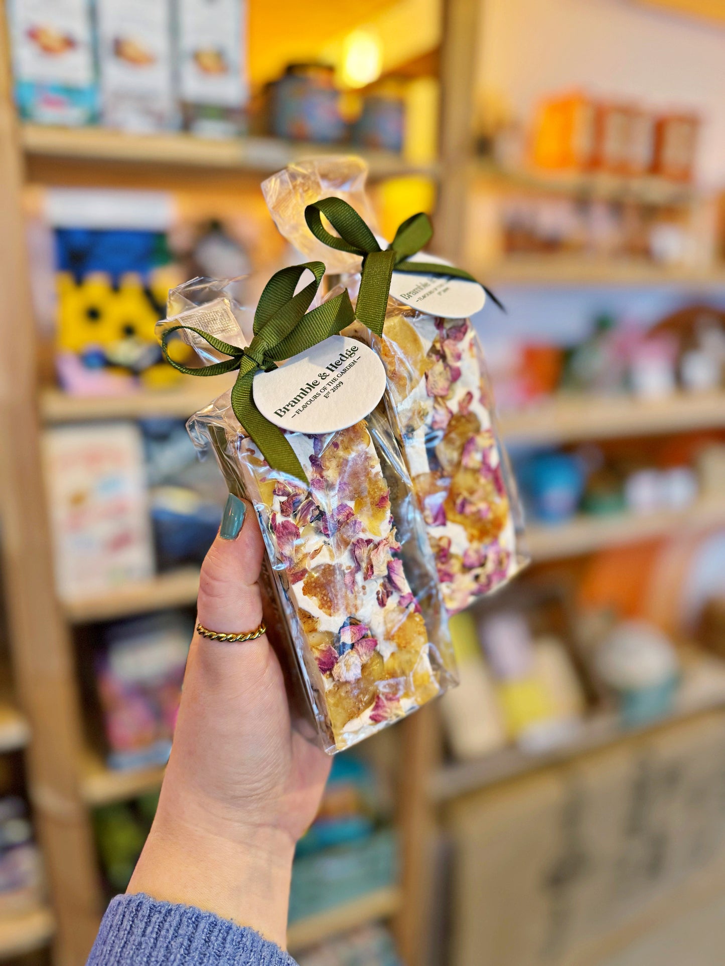 Wild Fig, White Chocolate, Vanilla Bean & Honey Handmade Nougat Bar