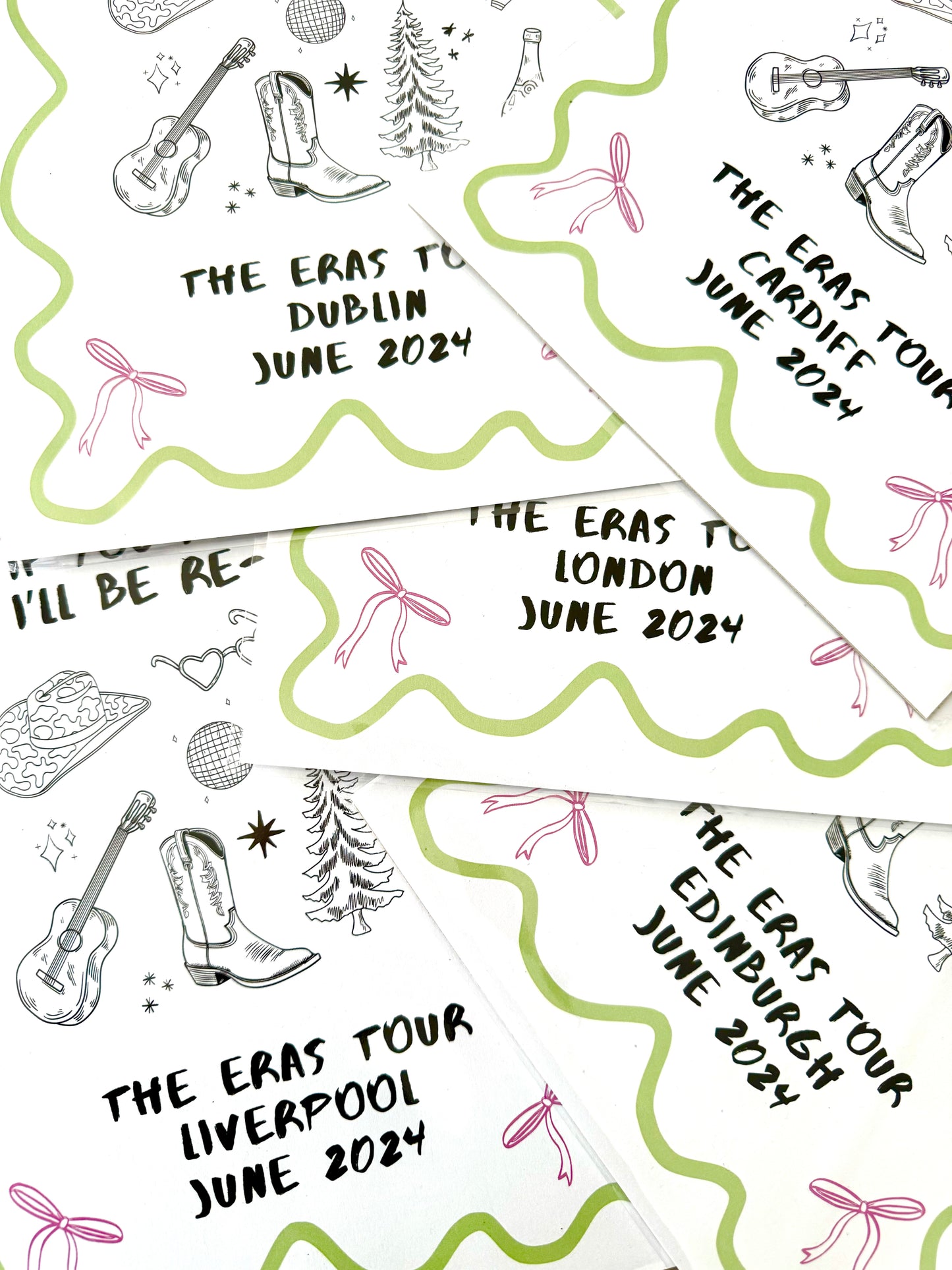 Taylor Swift Eras Tour A4 Art Print - Liverpool