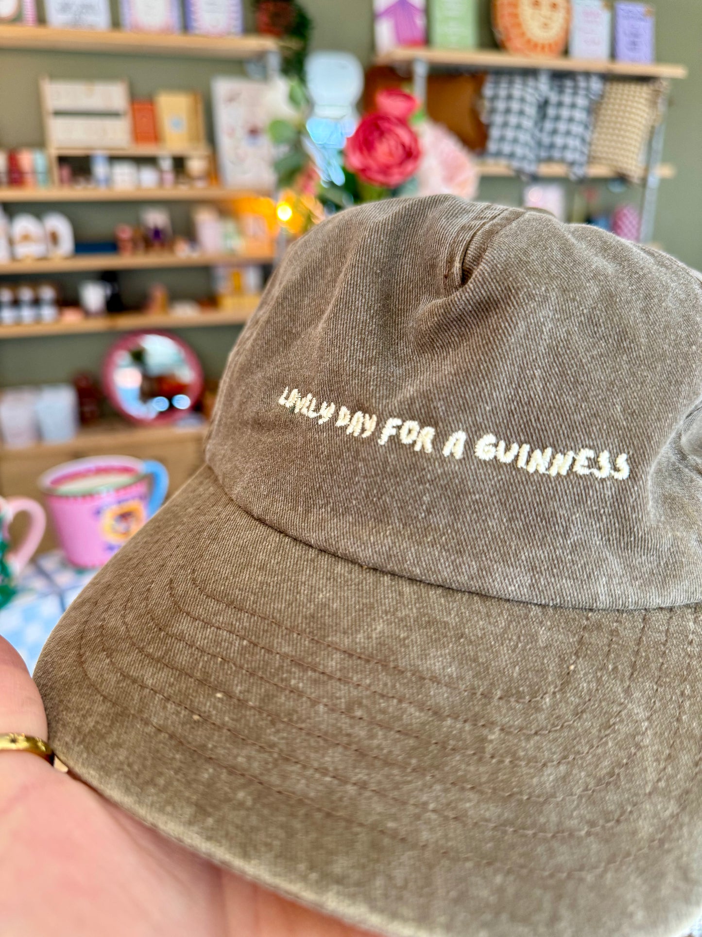'Lovely Day For A Guinness' 5 Panel Cotton Cap