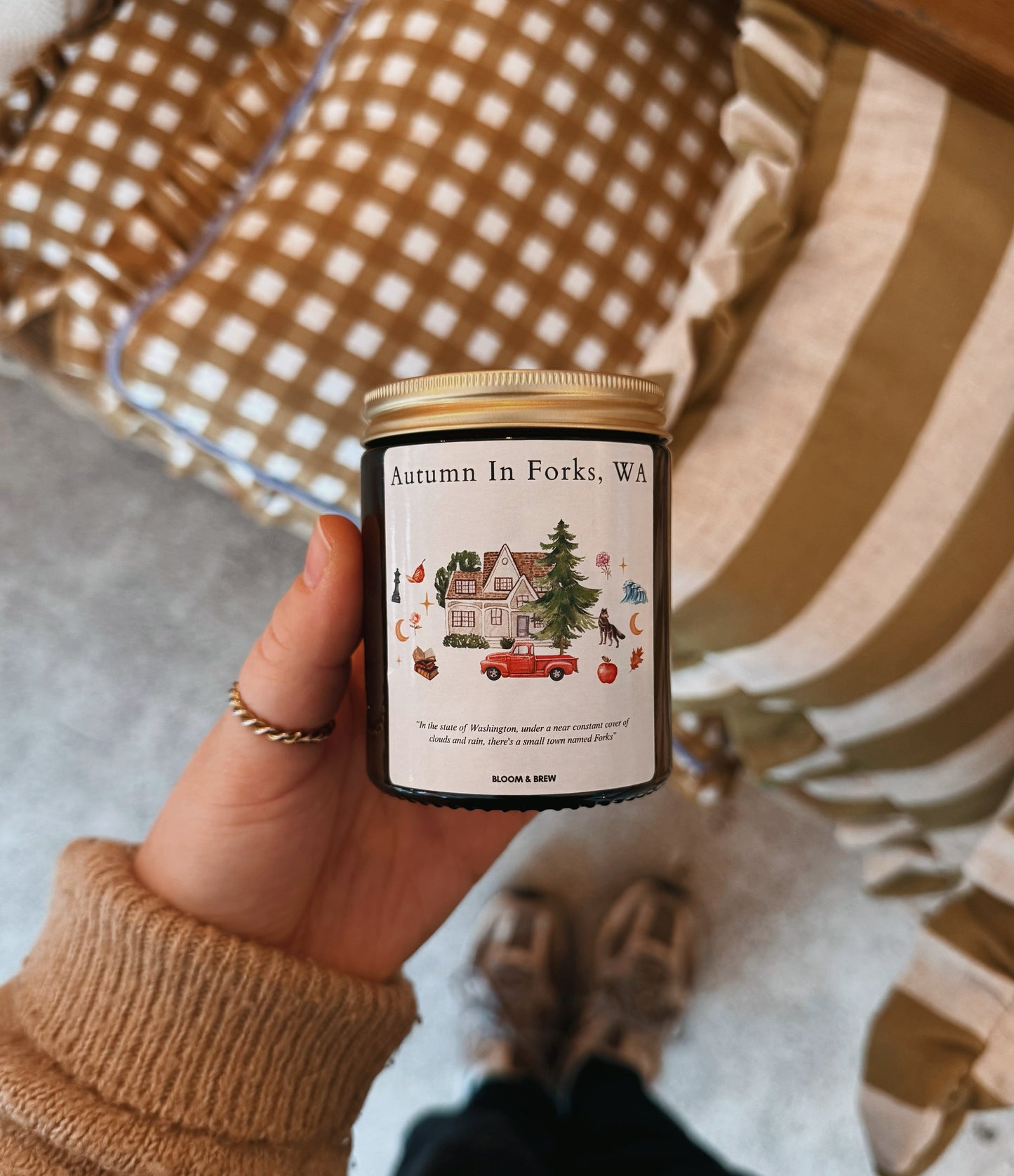 Autumn In Forks Twilight Candle