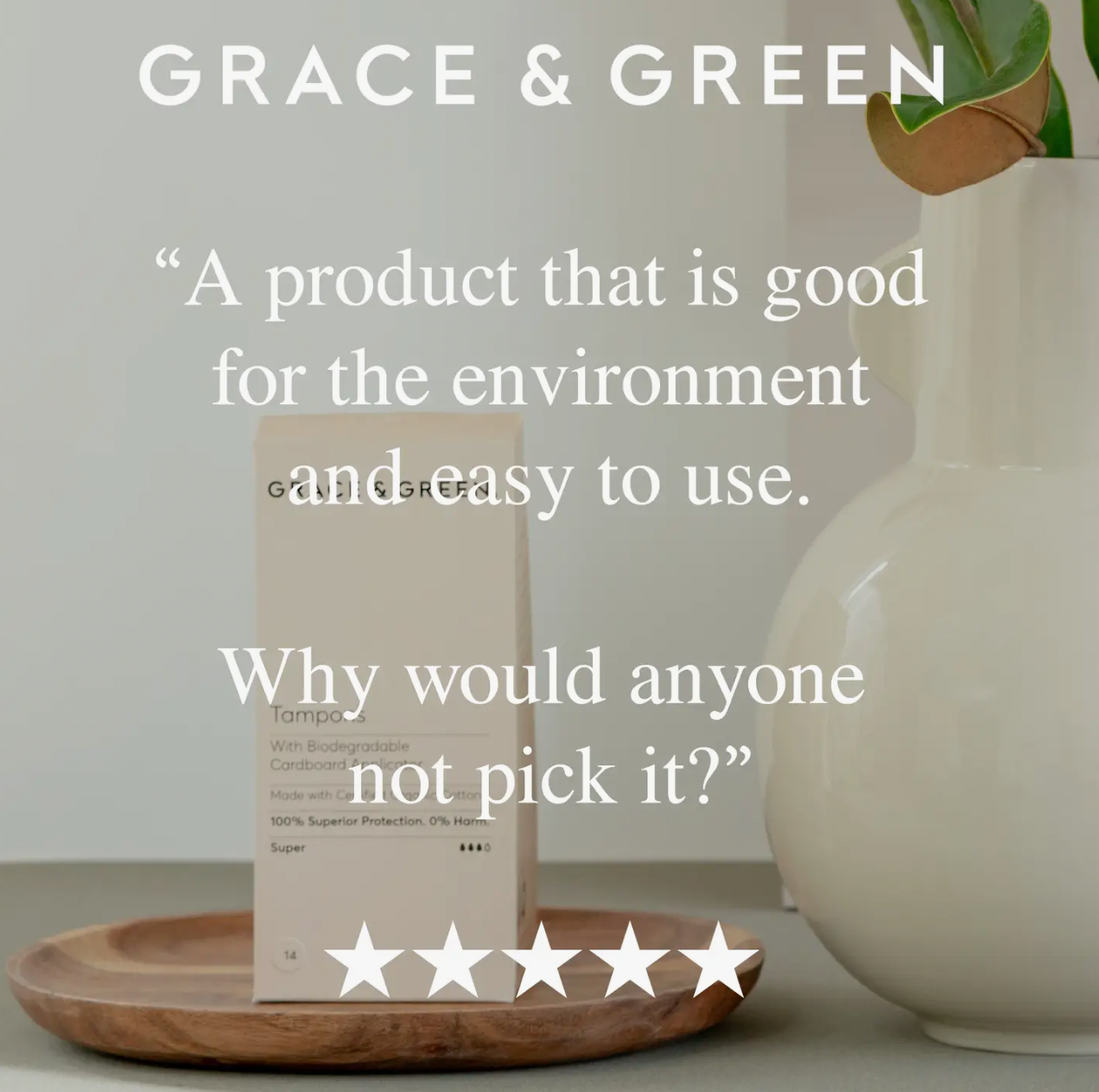 Organic Cotton Tampons
