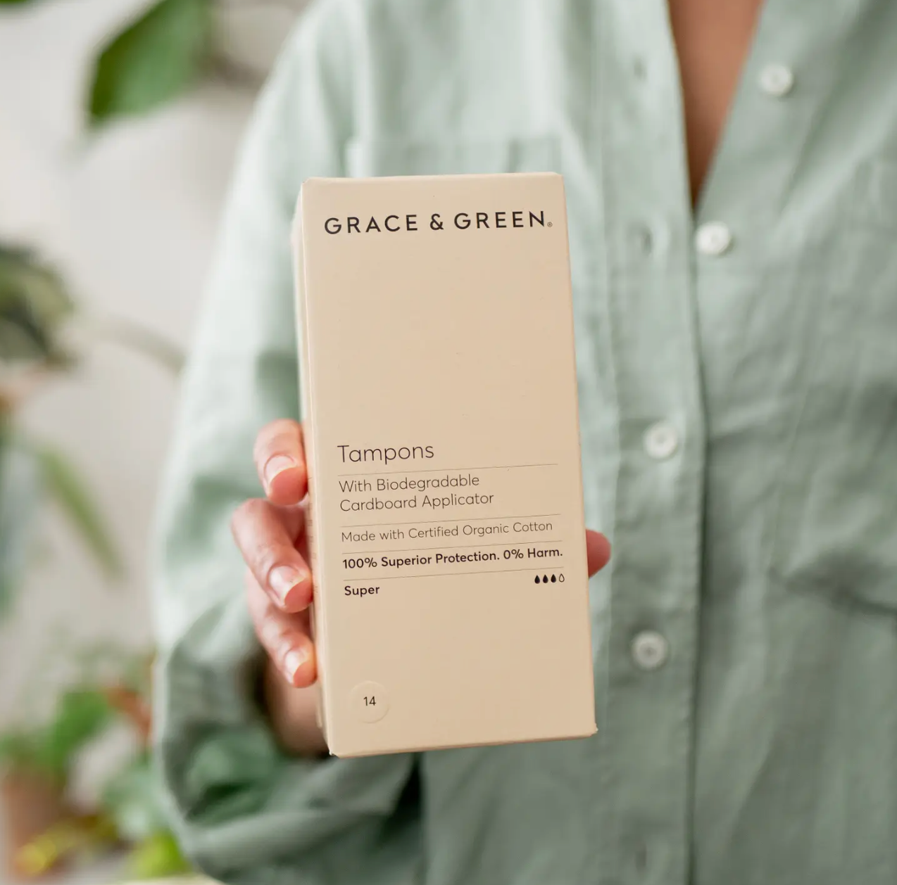Organic Cotton Tampons