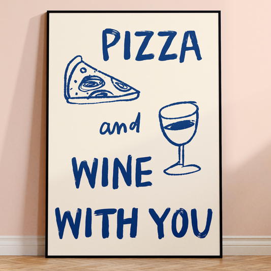 Pizza And Wine A3