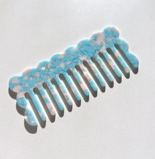 Cloud Eco Friendly Scalloped Comb