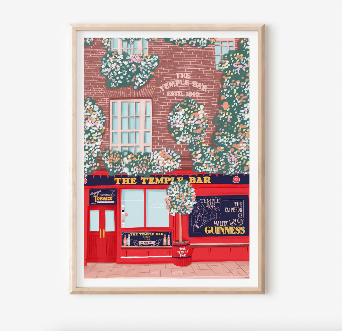 Temple Bar Dublin A3 Print
