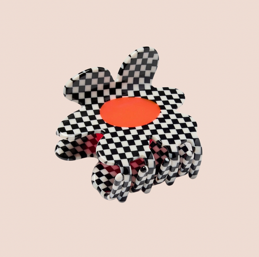 CHUNKS Flower Hair Claw in Glitch
