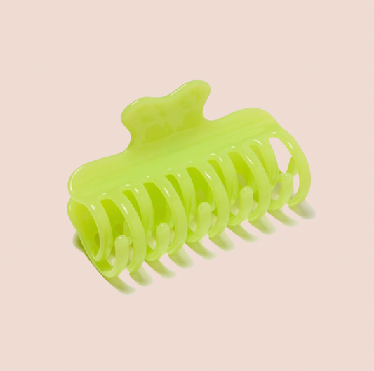 CHUNKS JoJo Small Hair Claw in Honeydew