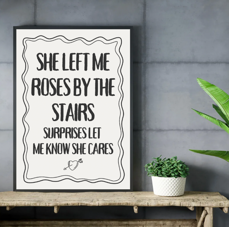 Blink 182 All The Small Things A4 Lyric Print