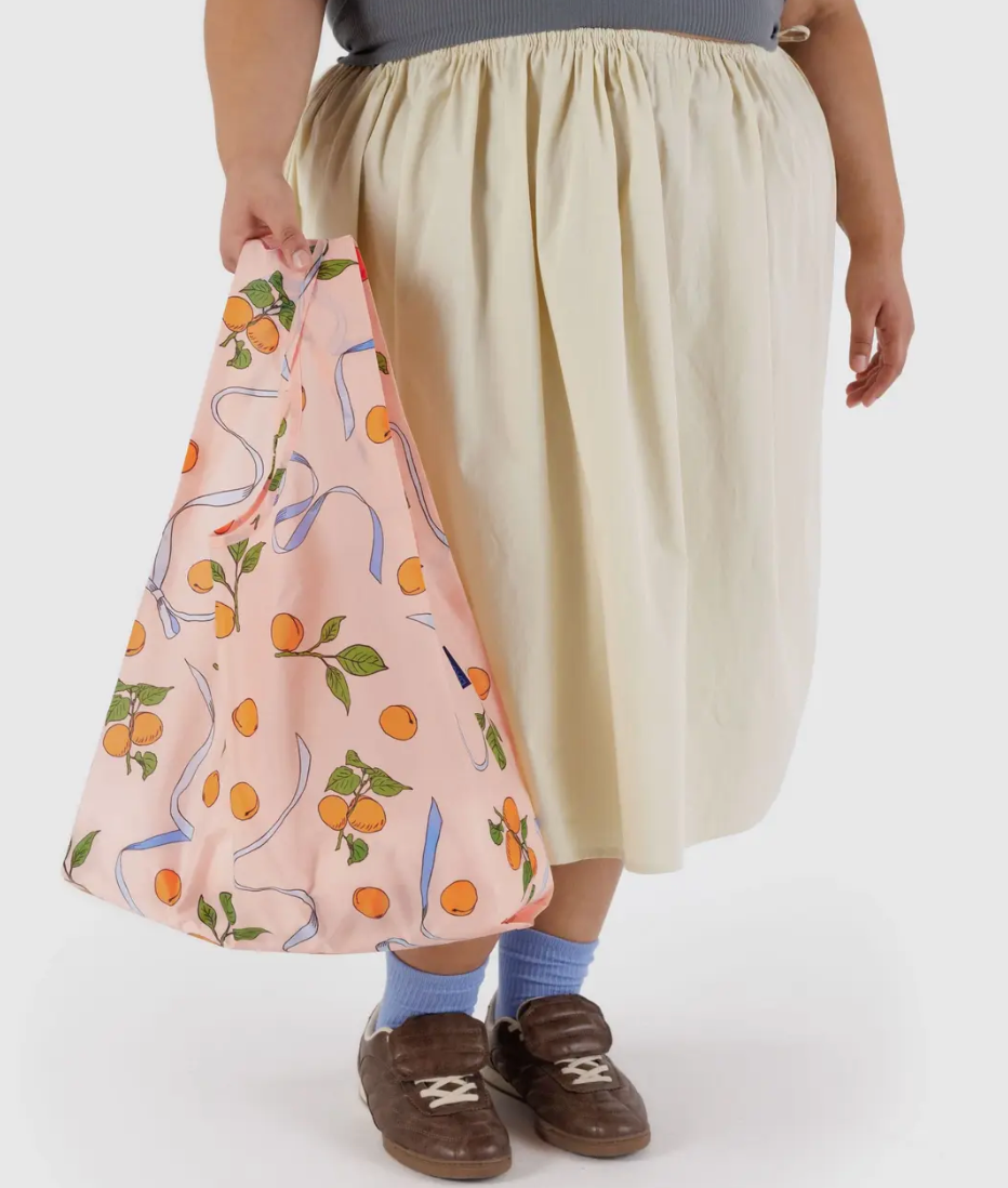 BAGGU Apricots & Ribbons Standard Reusable Bag