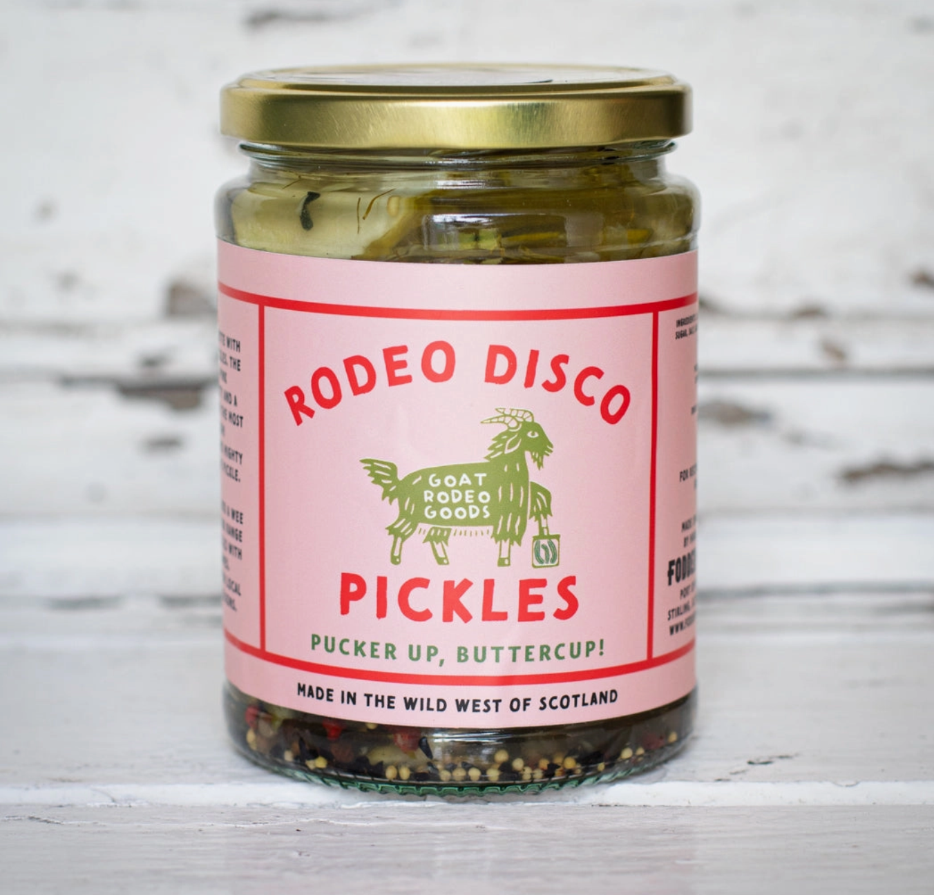 Goat Rodeo Goods Rodeo Disco Pickles – 500g