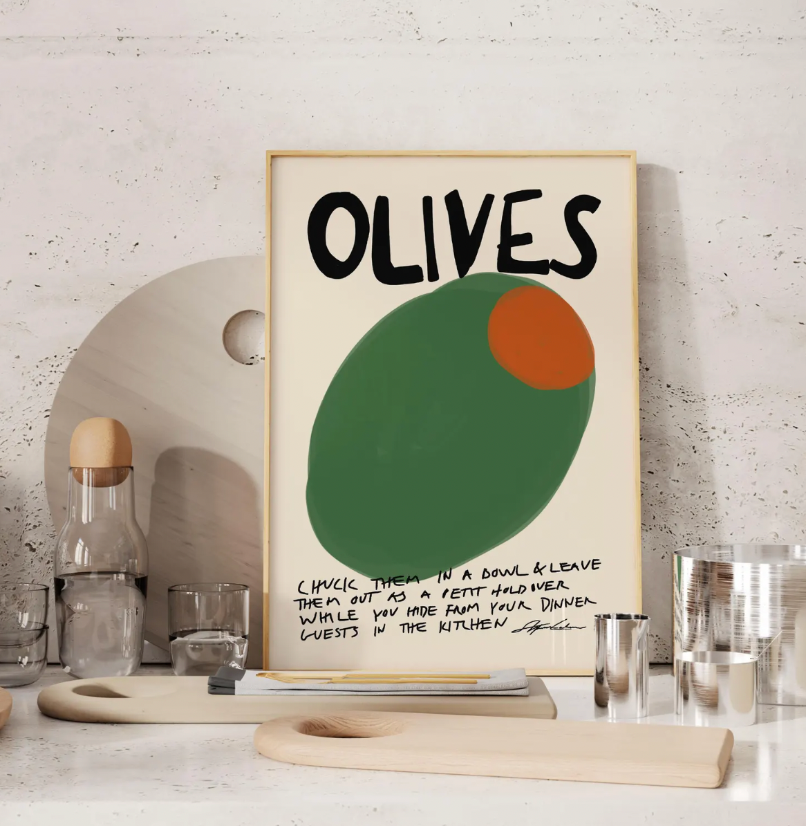 Olives A3 Print