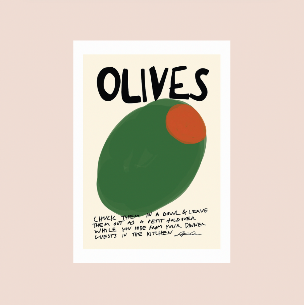 Olives A3 Print