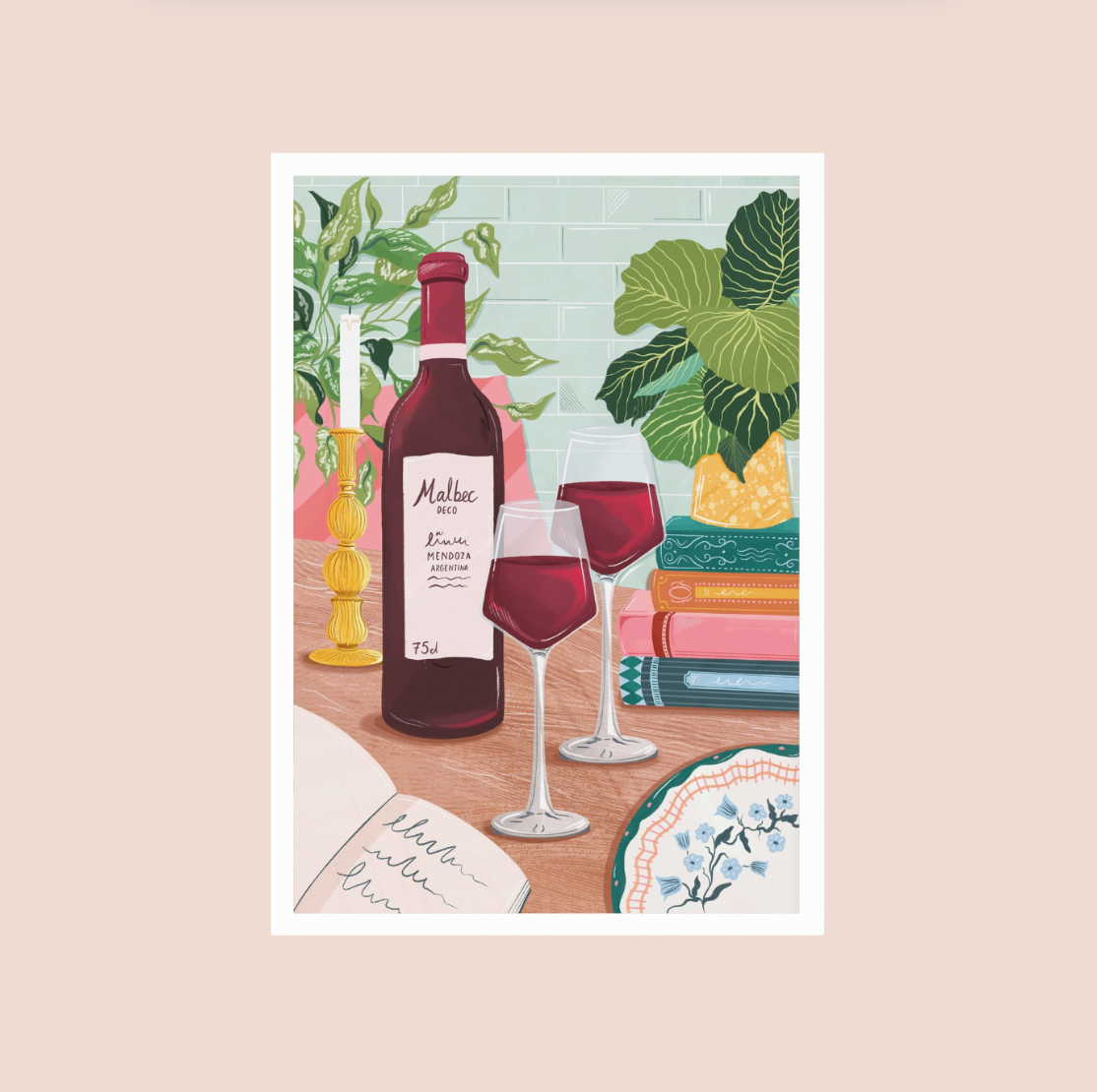 Wine A3 Print