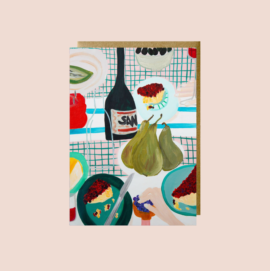 Long Summer Lunch Card