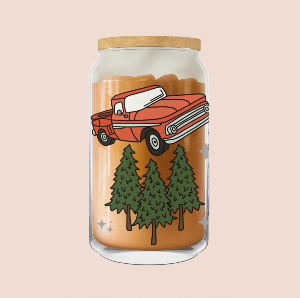 Twilight Iced Coffee Glass 16oz