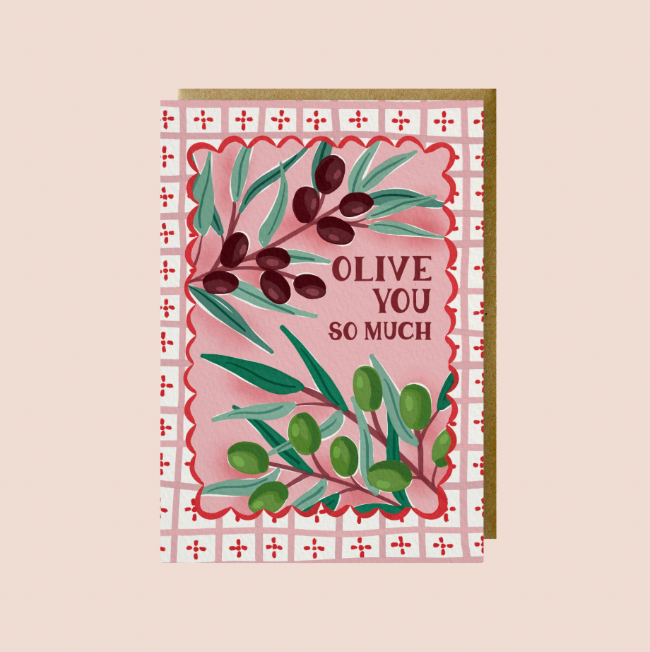 Olive You So Much Card