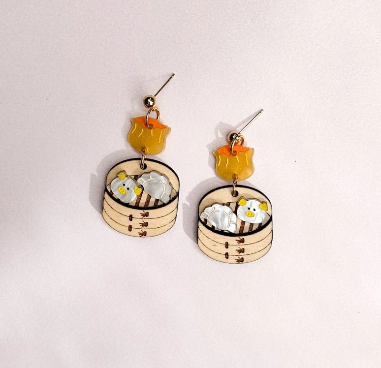 Dim Sum Handmade Earrings