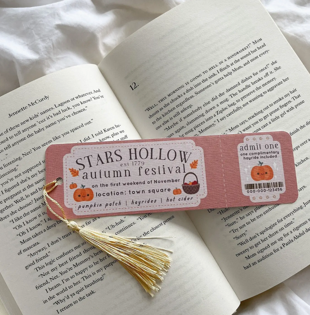 Autumn Festival Gilmore Girls Bookmark