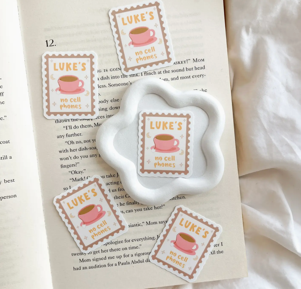 Luke's Diner Gilmore Girls Stamp Sticker