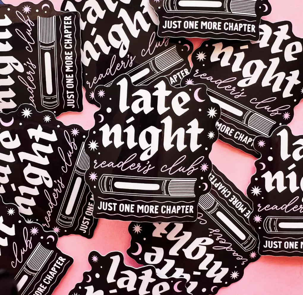 Late Night Readers Sticker