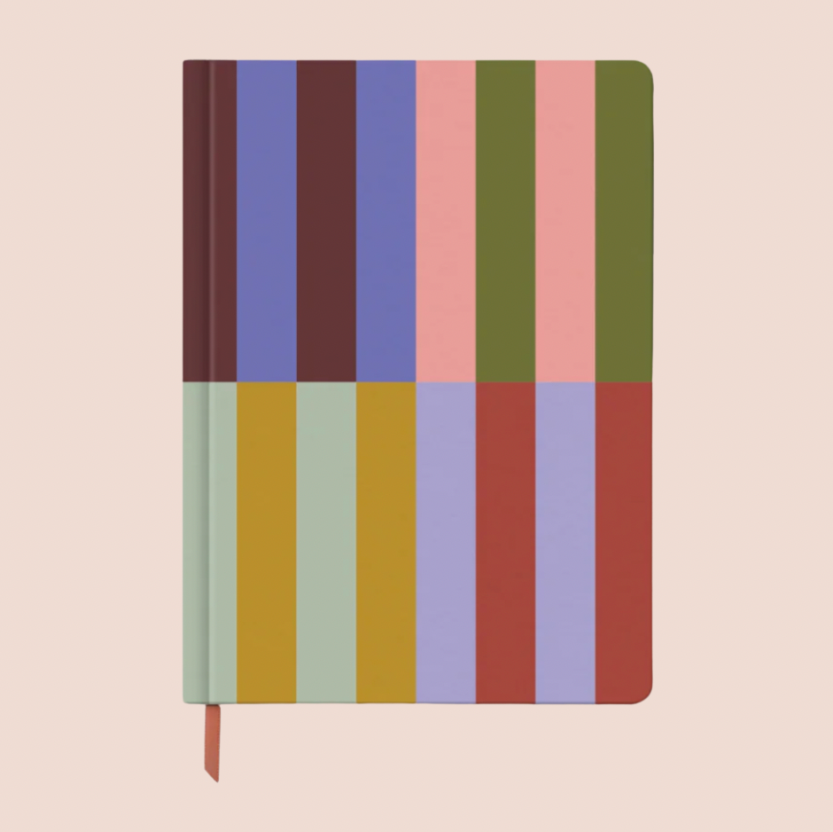 Jumbo Soft Touch Journal - Bold Stripe