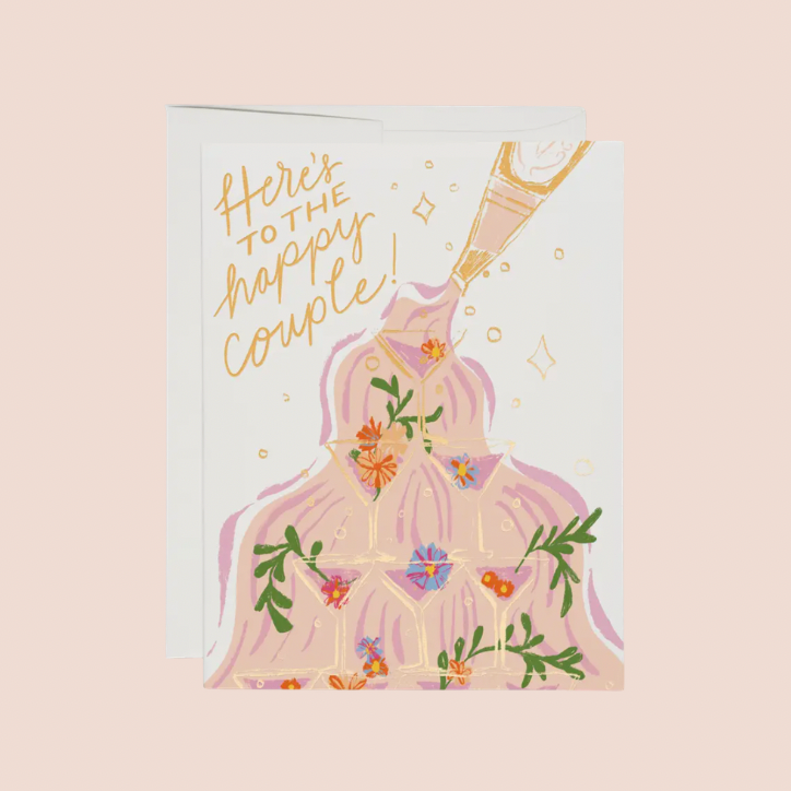The Happy Couple Wedding Card