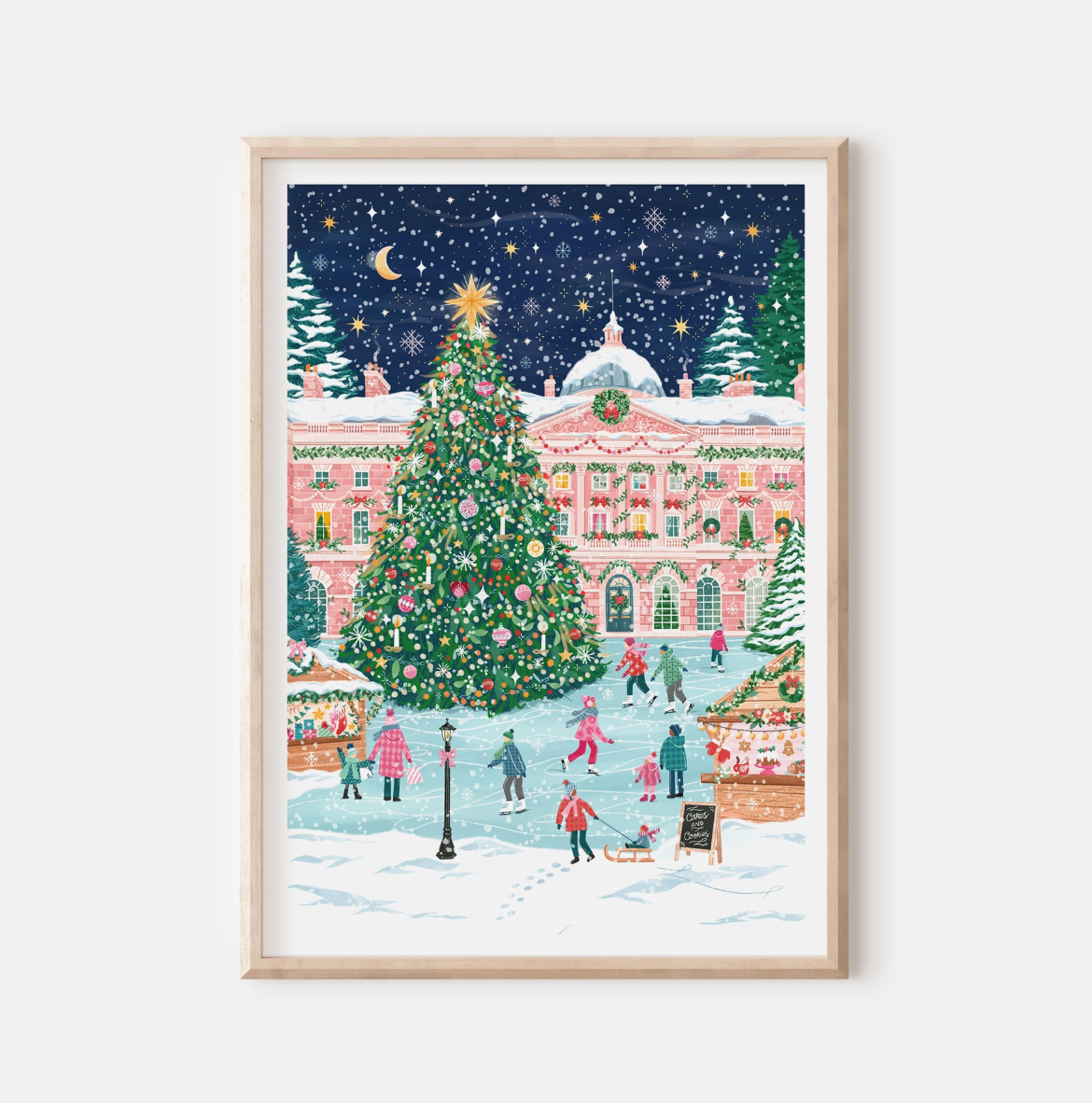 Christmas at Somerset House A3 Print