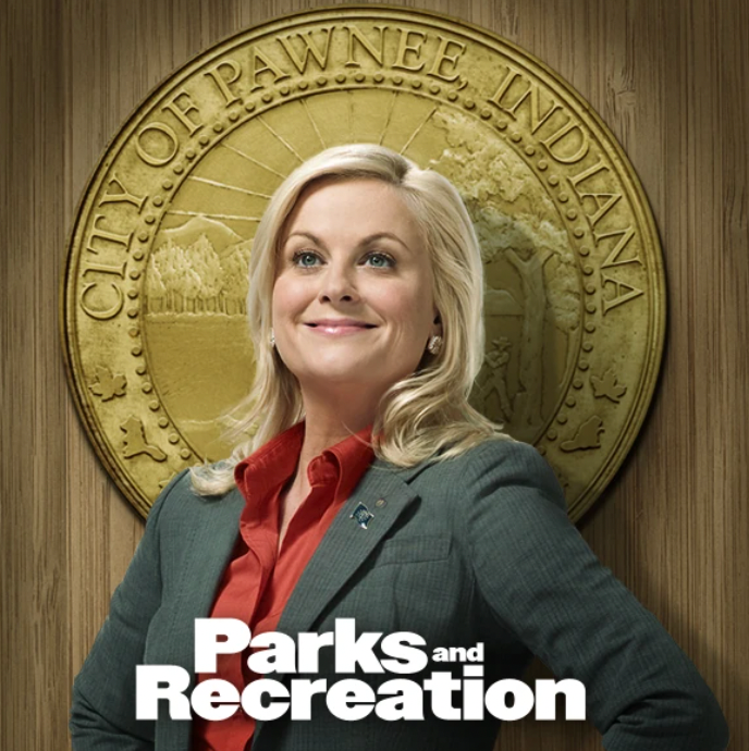 Leslie Knope Parks & Rec - Engraved Wooden Tree Decoration