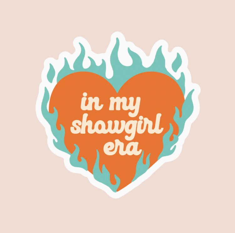 Showgirl Era Taylor Swift Sticker