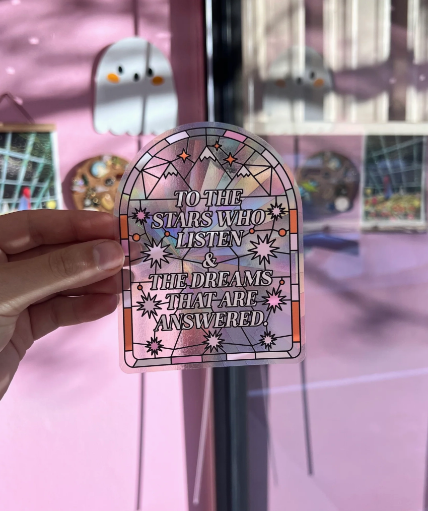 ACOTAR Bookish Suncatcher Window Decal