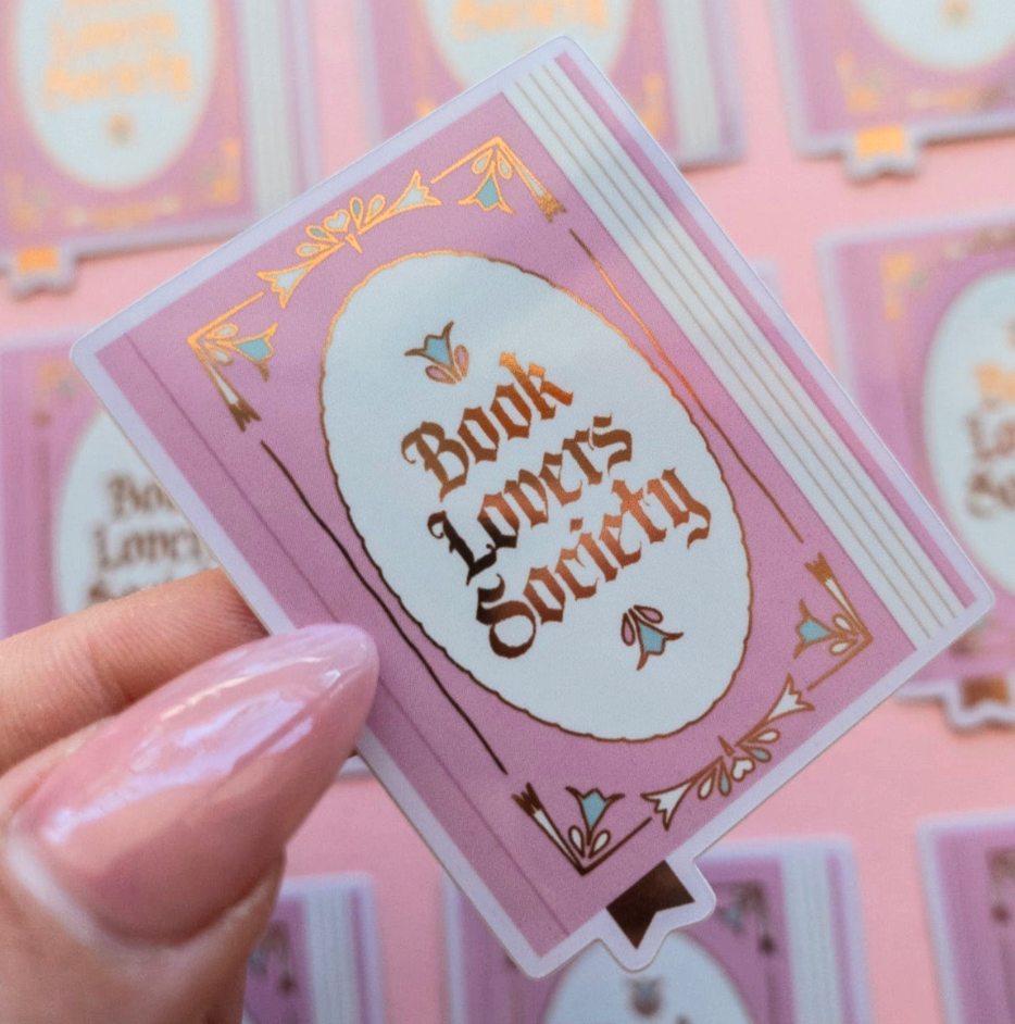 Book Lovers Society Sticker