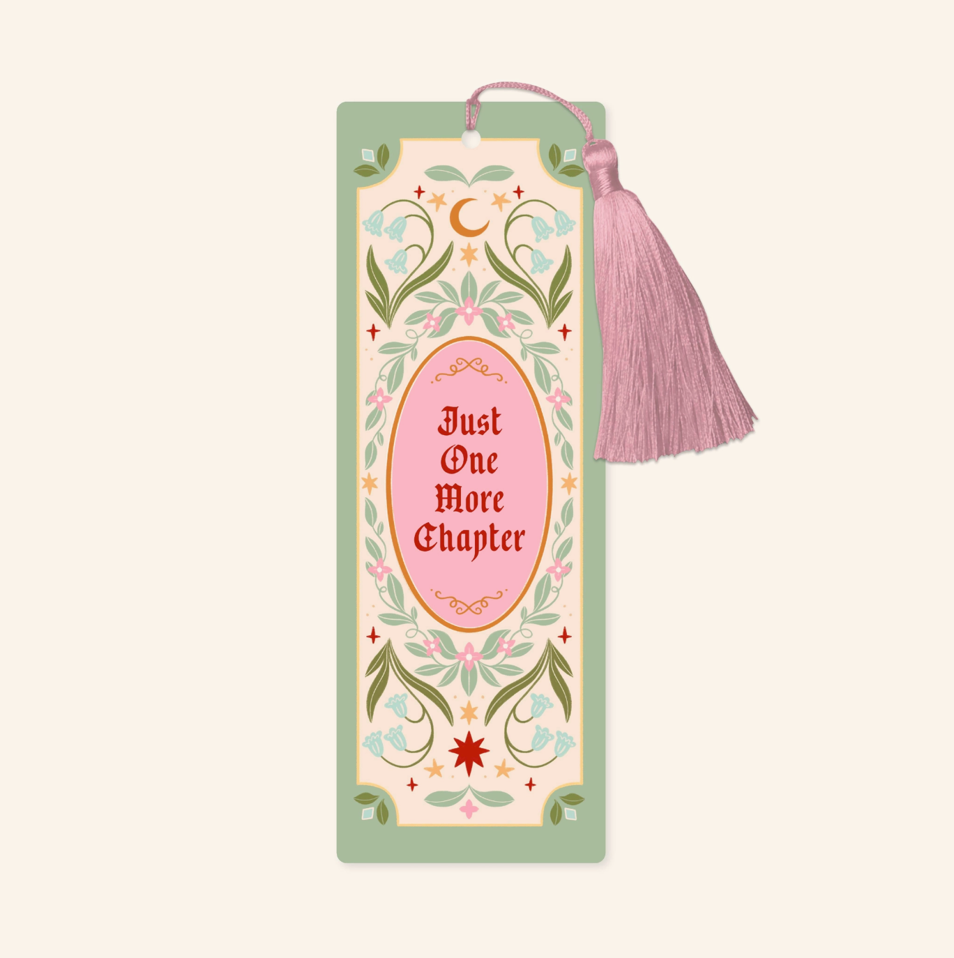 'Just One More Chapter' Tassel Bookmark