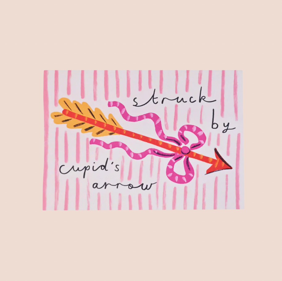 Cupid's Arrow Valentines Card