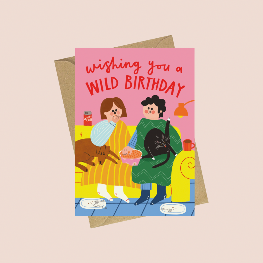 Wishing You A Wild Birthday Card
