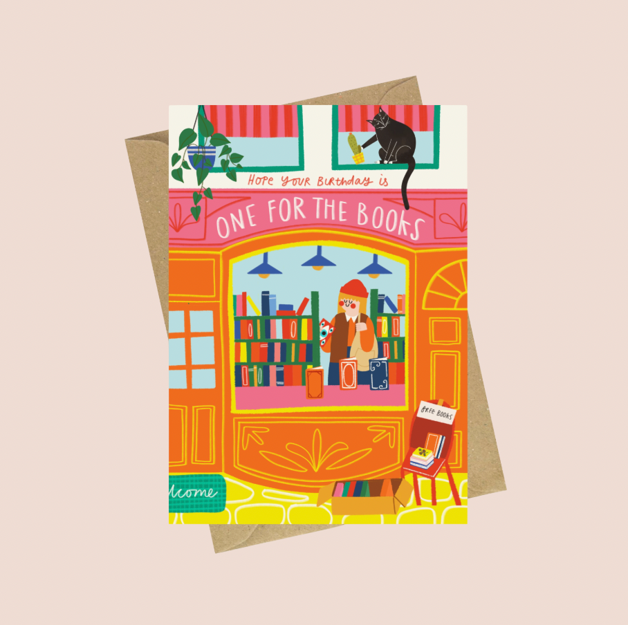 One For The Books Birthday Card