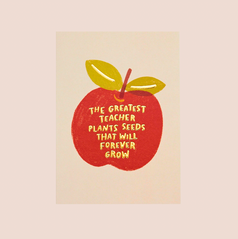 Thank You Teacher Card