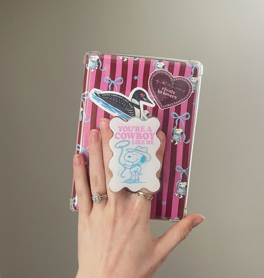 'Cowboy Like Me' Swiftie x Snoopy Kindle & Phone Grip