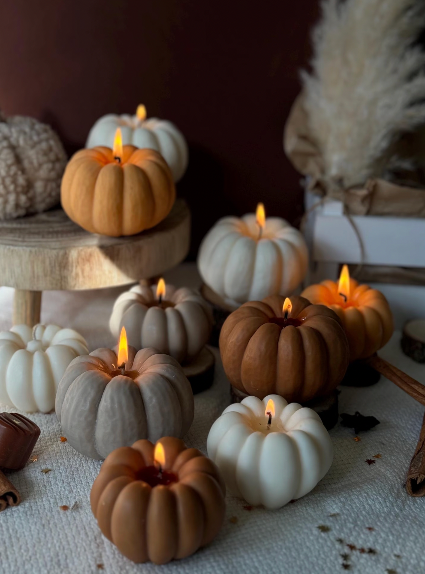 Cream Pumpkin Soy Wax Candle