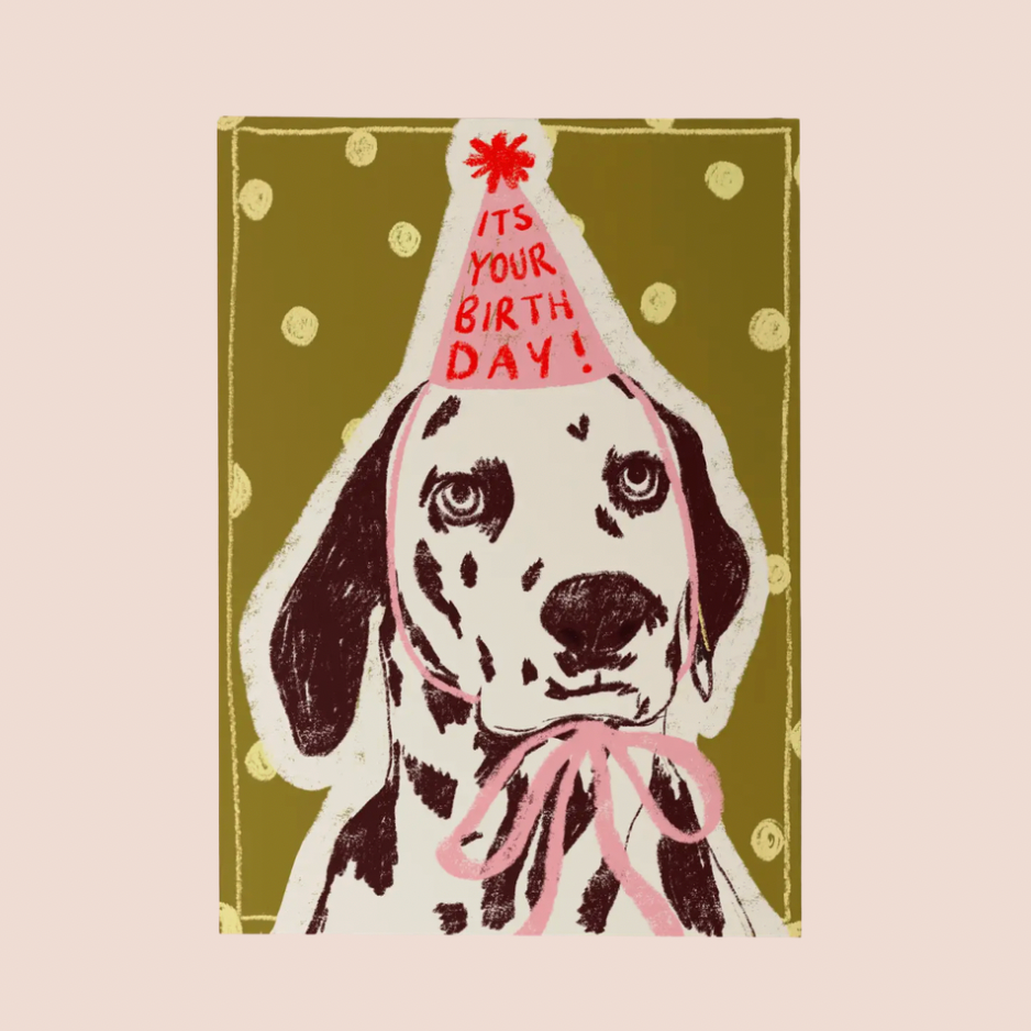 It's Your Birthday! Dalmatian Dog Birthday Card
