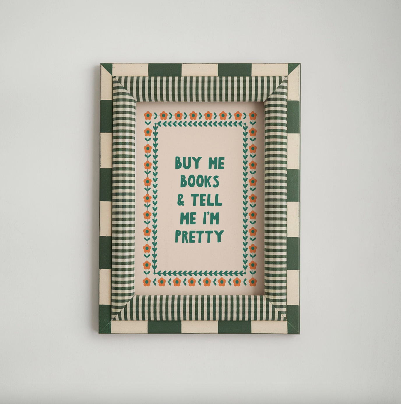 Buy Me Books & Call Me Pretty A4 Print