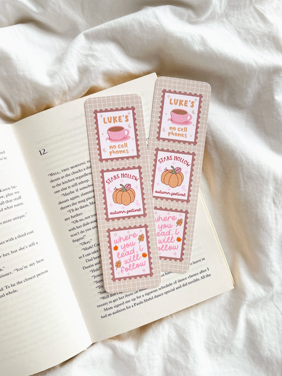 Star's Hollow Cosy Autumn Gilmore Girls Ribbon Bookmark