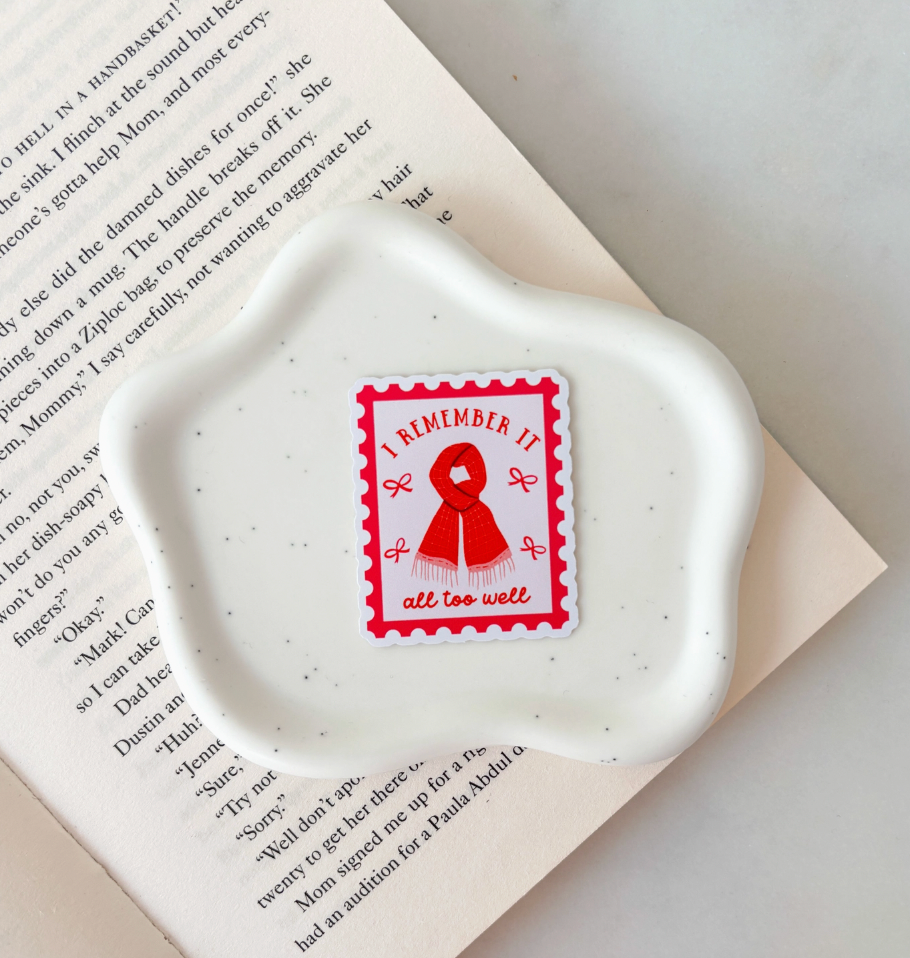 All Too Well Taylor Swift Red Sticker