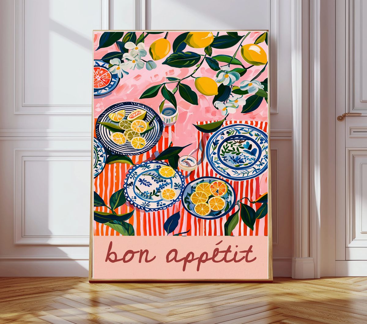 Bon Appetit A3 Wall Art Kitchen Print