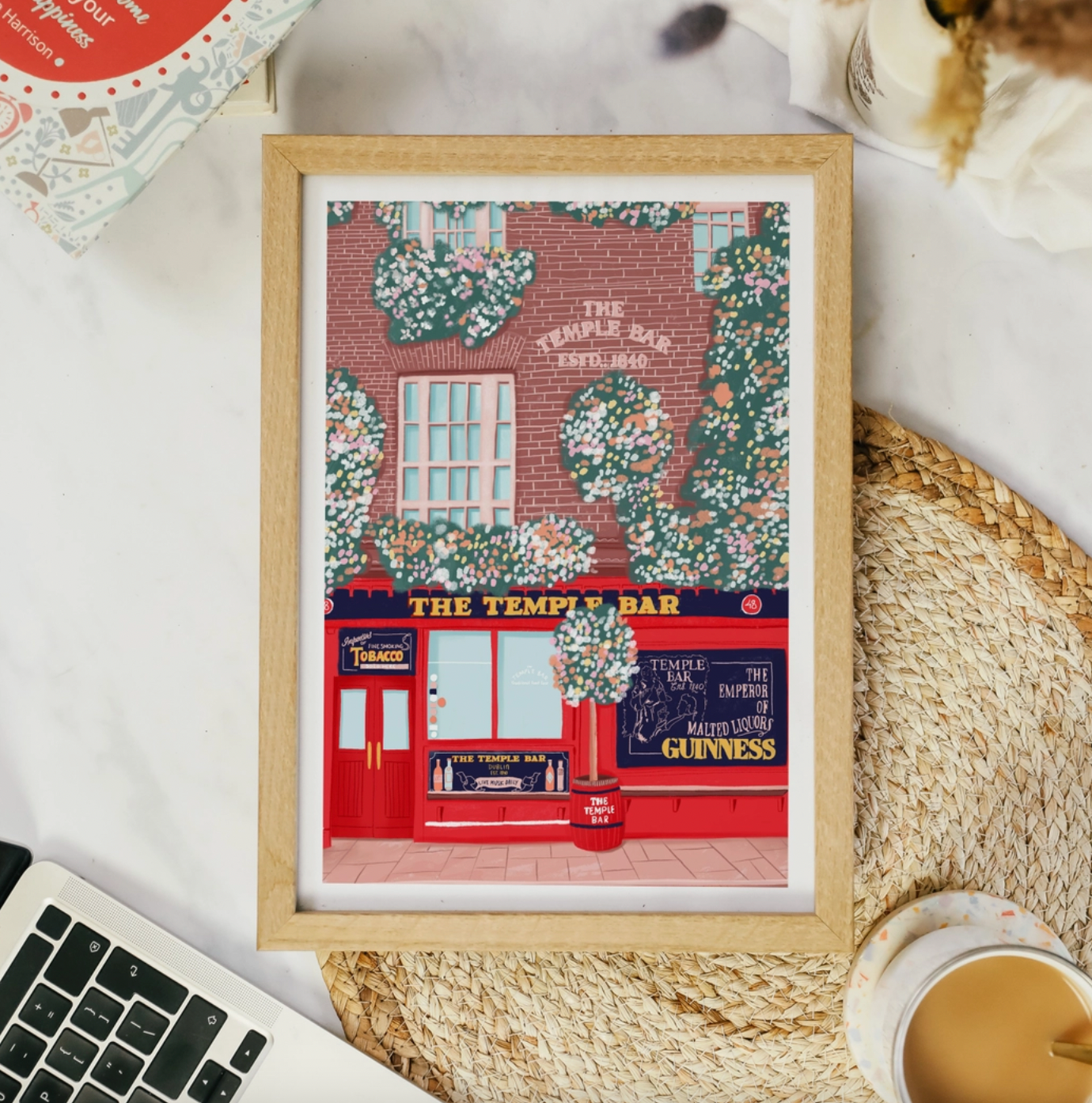 Temple Bar Dublin A3 Print