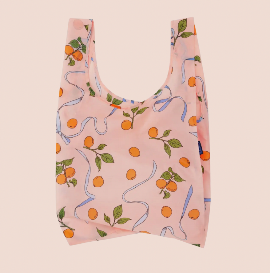 BAGGU Apricots & Ribbons Standard Reusable Bag