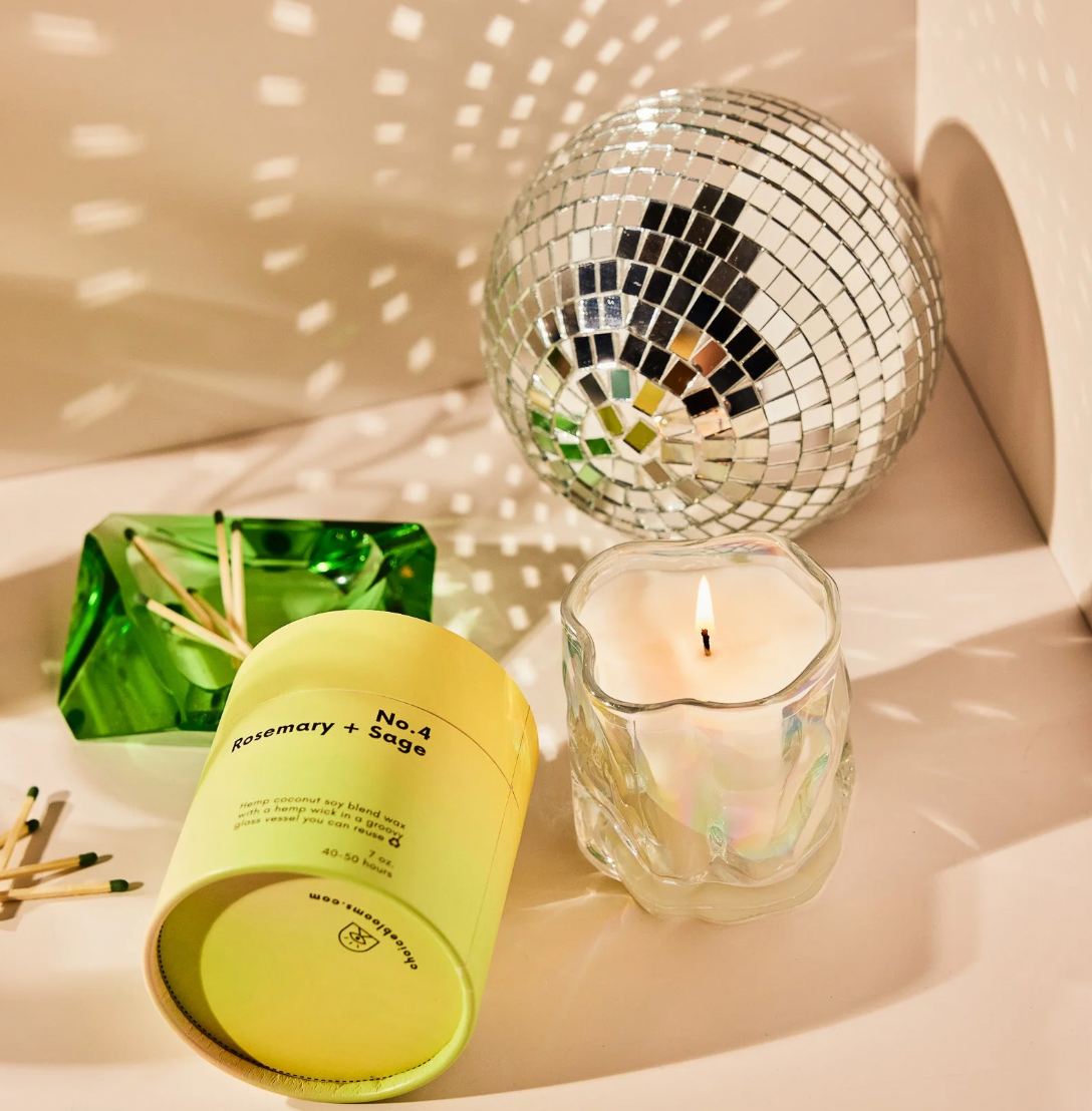 No. 4 Rosemary + Sage Candle by Choice Blooms