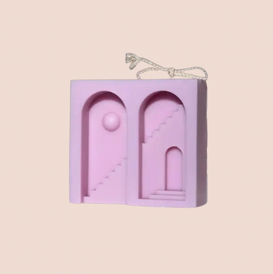 Twilight Candle in Pink & Lilac
